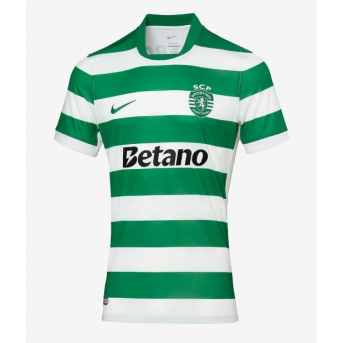 Sporting CP Maglia Gara Casa Repliche 2025-26 Maniche Corte